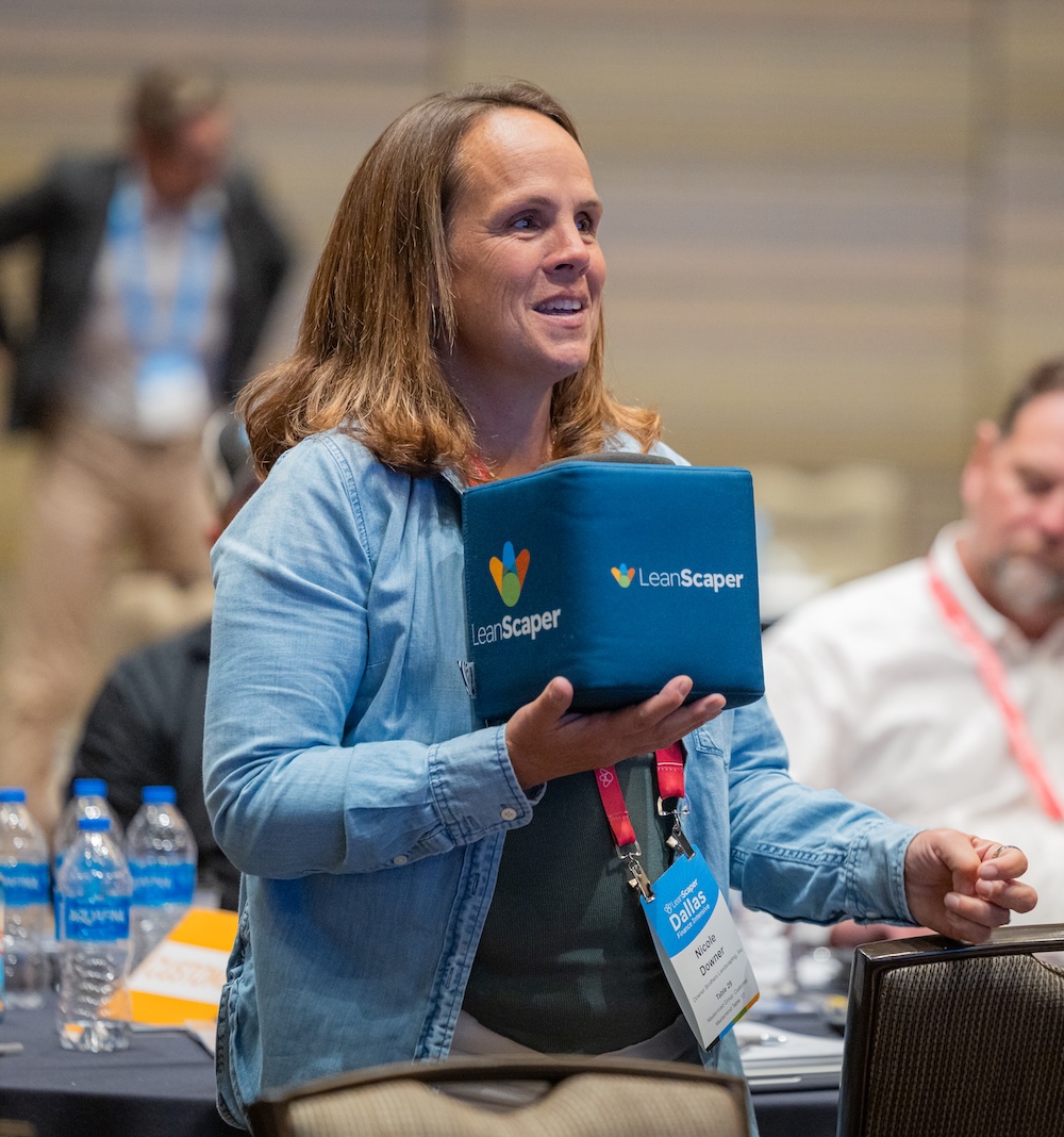 Landscape contractors participating in a LeanScaper Revenue Intensive session