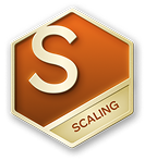 Scaling badge